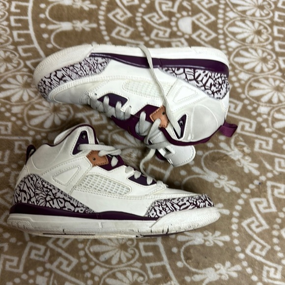 Nike Air Jordan Spizike Sail Bordeaux Red Bronze PS - Picture 1 of 11